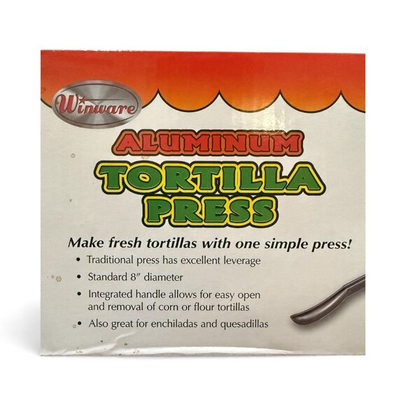 Winware Aluminum Non-Stick 8" Tortilla Press - NEW - Picture 4 of 4
